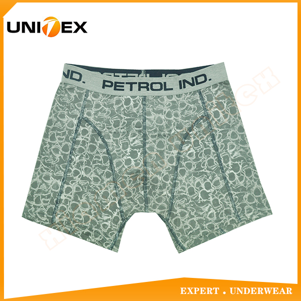 Men’s Boxer Shorts — Cotton, All-Over Print, Jacquard Elastic — Men's Underwear programme — OEM & private label sample photo 1