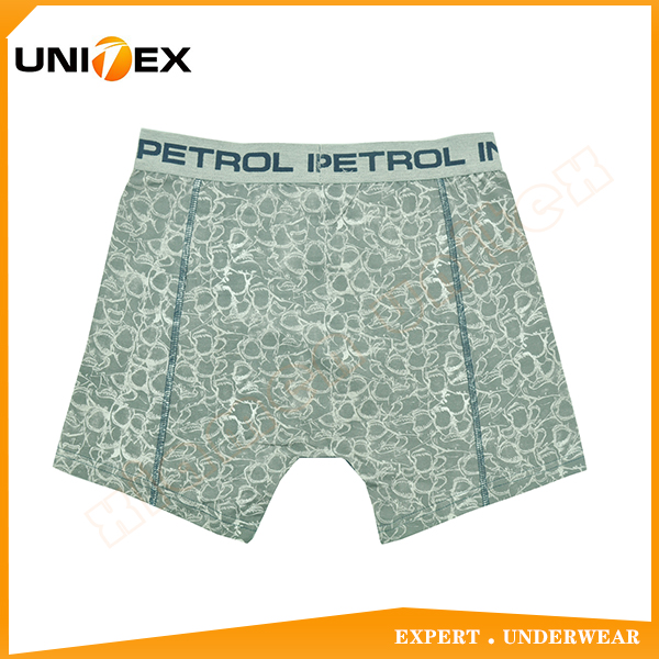 Men’s Boxer Shorts — Cotton, All-Over Print, Jacquard Elastic — Men's Boxers & Boxer Briefs programme — OEM & private label detail photo 2