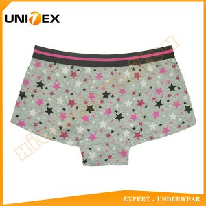 Girls’ Classic Boxer Shorts — Cotton, Custom Print, Cute — Girls' Underwear programme — thumbnail of OEM & private label sample 4