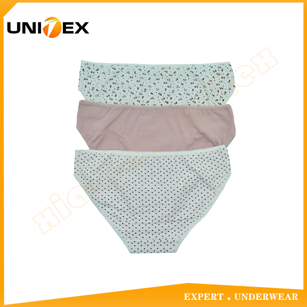 Women’s Classic Bikini Briefs — 3-Piece Pack, Cotton, Custom Print — Women's Underwear programme — OEM & private label detail photo 2