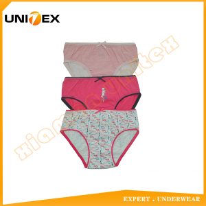 Girls’ Underwear — 3-Piece Pack, Cotton, Custom Print — Breathable — Girls' Underwear programme — thumbnail of OEM & private label sample 1