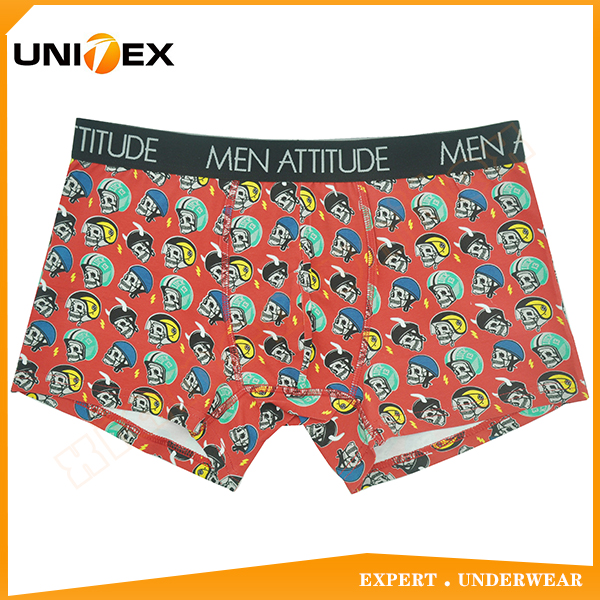 Men’s Soft Boxer Shorts — Cotton, All-Over Print, Soft Handfeel — Men's Underwear programme — OEM & private label sample photo 1