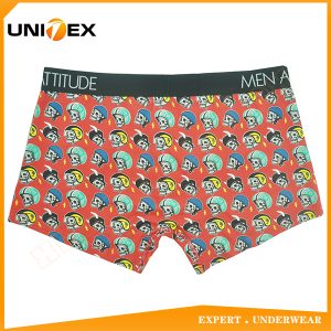 Men’s Soft Boxer Shorts — Cotton, All-Over Print, Soft Handfeel — Men's Boxers & Boxer Briefs programme — thumbnail of OEM & private label sample 2