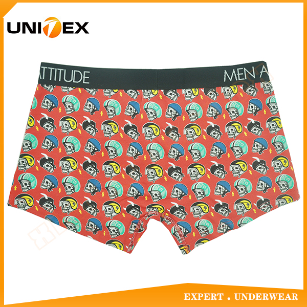 Men’s Soft Boxer Shorts — Cotton, All-Over Print, Soft Handfeel — Men's Boxers & Boxer Briefs programme — OEM & private label detail photo 2