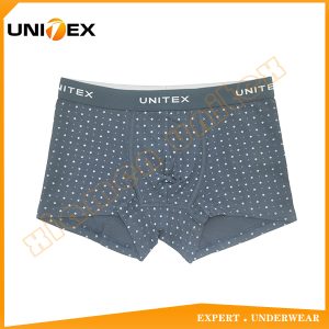 Men’s Boxer Briefs — Cotton, All-Over Print, Jacquard Elastic — Men's Boxers & Boxer Briefs programme — OEM & private label sample photo 1