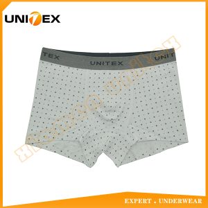 Men’s Boxer Briefs — Cotton, All-Over Print, Jacquard Elastic — Men's Boxers & Boxer Briefs programme — OEM & private label sample photo 2