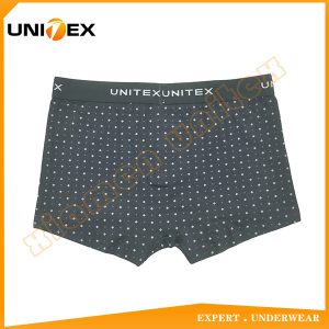 Men’s Boxer Briefs — Cotton, All-Over Print, Jacquard Elastic — Men's Boxers & Boxer Briefs programme — OEM & private label sample photo 3
