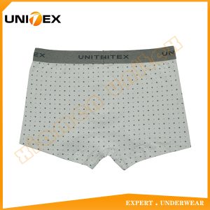 Men’s Boxer Briefs — Cotton, All-Over Print, Jacquard Elastic — Men's Boxers & Boxer Briefs programme — OEM & private label sample photo 4