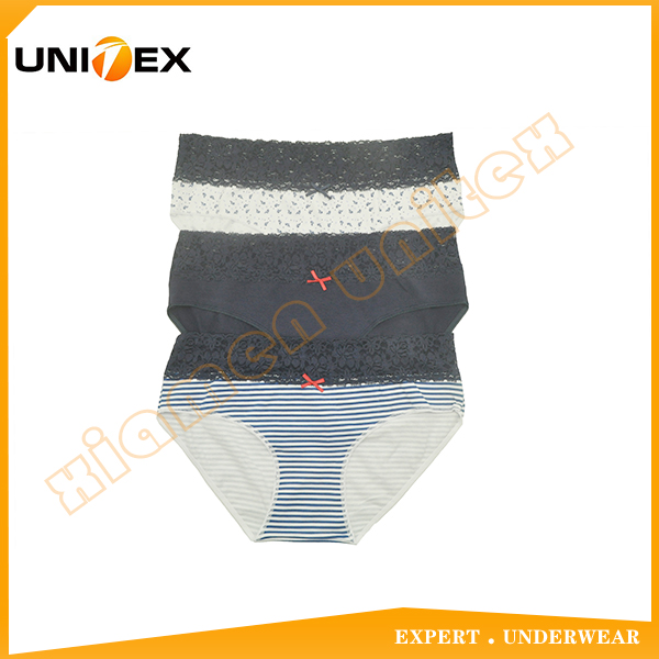Women’s Briefs — 3-Piece Pack, Cotton/Spandex, Custom Print — comfortable — Women's Underwear programme — OEM & private label sample photo 1