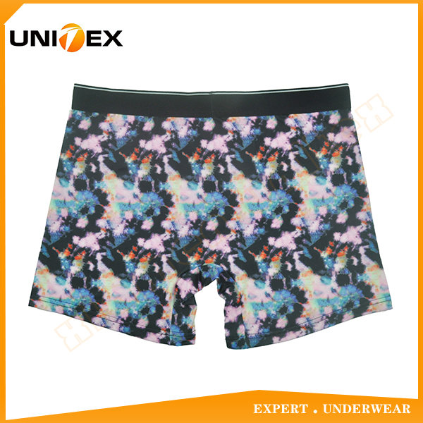 Men’s Boxer Shorts — Polyester, Custom Print, Jacquard Elastic — Men's Boxers & Boxer Briefs programme — OEM & private label detail photo 2