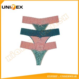 Women’s Thong — 3-Piece Pack, Cotton, Custom Print — Women's Underwear programme — thumbnail of OEM & private label sample 1