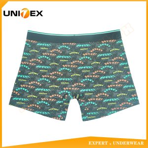 Men’s Soft Boxer Shorts — Cotton, Custom Print, Jacquard Elastic — Printed — Men's Boxers & Boxer Briefs programme — thumbnail of OEM & private label sample 2