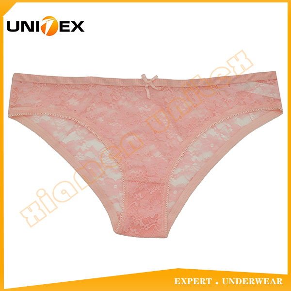 Women’s Bikini Briefs — Lace Trim — Women's Underwear programme — OEM & private label detail photo 2