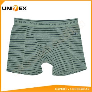 Men’s Soft Boxer Shorts — Cotton, Yarn-Dyed Stripe — Men's Boxers & Boxer Briefs programme — thumbnail of OEM & private label sample 1