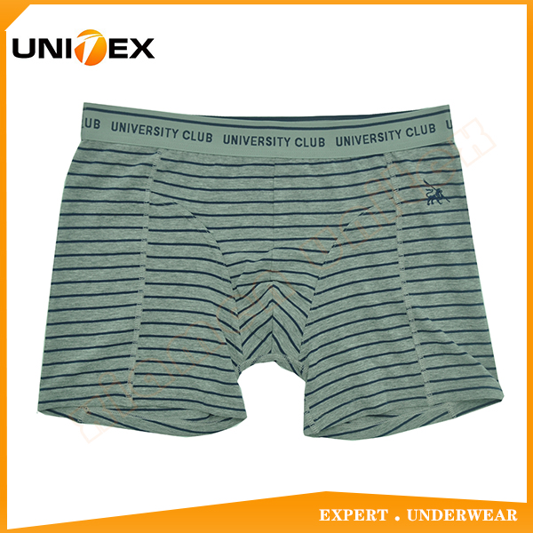 Men’s Soft Boxer Shorts — Cotton, Yarn-Dyed Stripe — Men's Boxers & Boxer Briefs programme — OEM & private label product photo 1