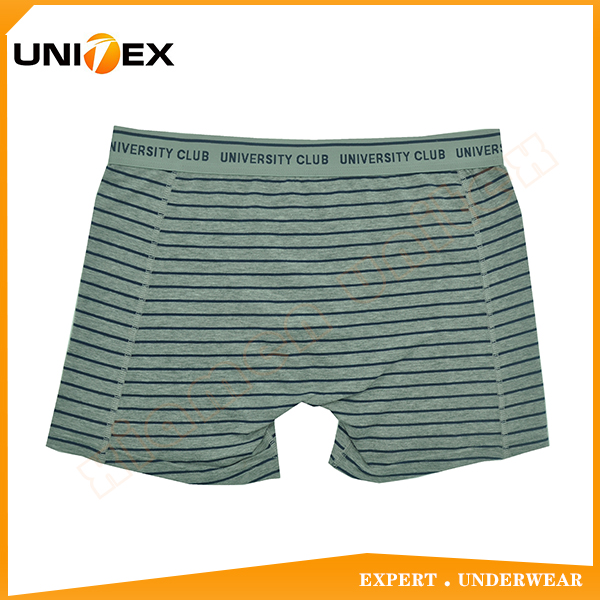 Men’s Soft Boxer Shorts — Cotton, Yarn-Dyed Stripe — Men's Boxers & Boxer Briefs programme — OEM & private label detail photo 2