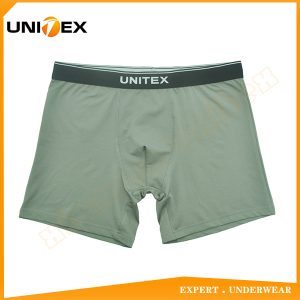 Men’s Boxer Briefs — Polyester, Jacquard Elastic, Solid Colour — Men's Boxers & Boxer Briefs programme — thumbnail of OEM & private label sample 1