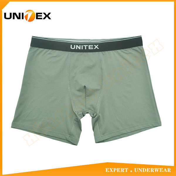 Men’s Boxer Briefs — Polyester, Jacquard Elastic, Solid Colour — Men's Boxers & Boxer Briefs programme — OEM & private label product photo 1