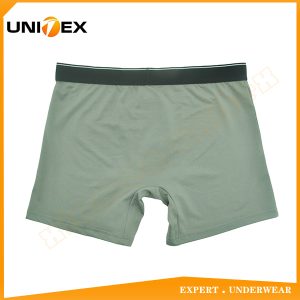 Men’s Boxer Briefs — Polyester, Jacquard Elastic, Solid Colour — Men's Boxers & Boxer Briefs programme — thumbnail of OEM & private label sample 2