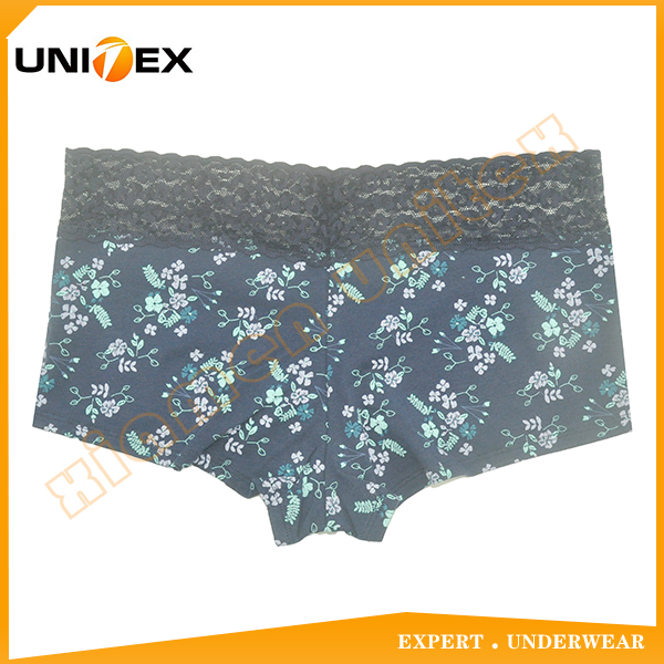 Women’s Briefs — Cotton/Spandex, Custom Print — Women's Underwear programme — OEM & private label detail photo 2