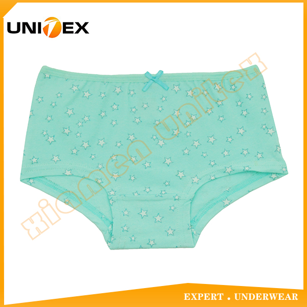 Girls’ Soft Boxer Briefs — Cotton, Custom Print — Girls' Underwear programme — OEM & private label detail photo 4