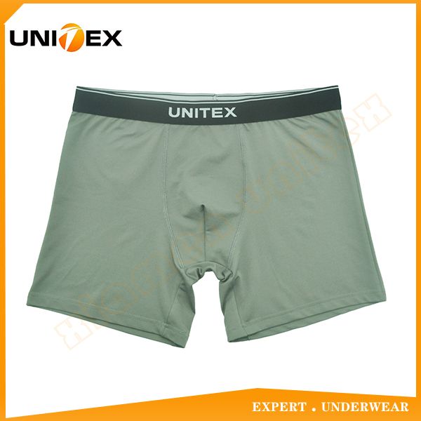 Men’s Solid-Colour Boxer Briefs — Polyester, Jacquard Elastic — Men's Underwear programme — OEM & private label product photo 1