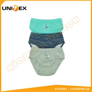 Boys’ Thong Briefs — 3-Piece Pack, Cotton, Custom Print — Boys' Briefs & Thongs programme — thumbnail of OEM & private label sample 1