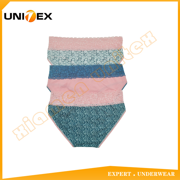 Women’s Classic Briefs — 3-Piece Pack, Cotton, Custom Print — Women's Underwear programme — OEM & private label detail photo 2
