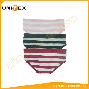 Women’s Briefs — Cotton/Spandex, Yarn-Dyed Stripe, Breathable — Women's Underwear programme — thumbnail of OEM & private label sample 2