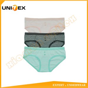 Women’s Boxer Shorts — Cotton, Yarn-Dyed Stripe — Women's Underwear programme — thumbnail of OEM & private label sample 1