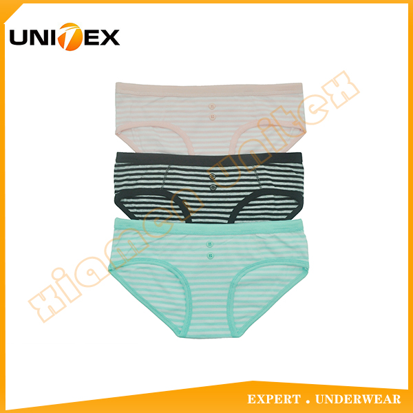 Women’s Boxer Shorts — Cotton, Yarn-Dyed Stripe — Women's Underwear programme — OEM & private label sample photo 1