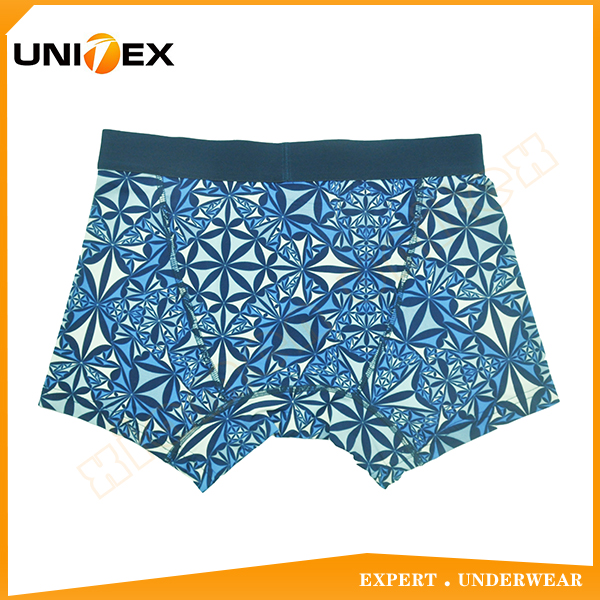 Men’s Underwear — Nylon, Custom Print, Jacquard Elastic — Men's Boxers & Boxer Briefs programme — OEM & private label detail photo 2