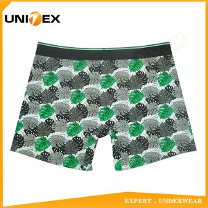 Men’s Soft Boxer Briefs — Cotton, Custom Print, Jacquard Elastic — Men's Boxers & Boxer Briefs programme — thumbnail of OEM & private label sample 2