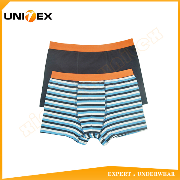 Boys’ Boxer Briefs — 2-Piece Pack, Cotton/Spandex, Custom Print — Boys' Underwear programme — OEM & private label sample photo 1