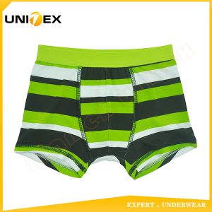 Boys’ Boxer Briefs — Cotton, Custom Print, Yarn-Dyed Stripe — Boys' Boxers & Boxer Shorts programme — thumbnail of OEM & private label sample 1