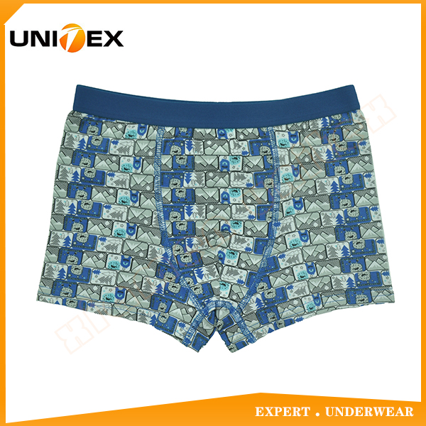 Boys’ Soft Boxer Briefs — Cotton, All-Over Print — Boys' Boxers & Boxer Shorts programme — OEM & private label product photo 1