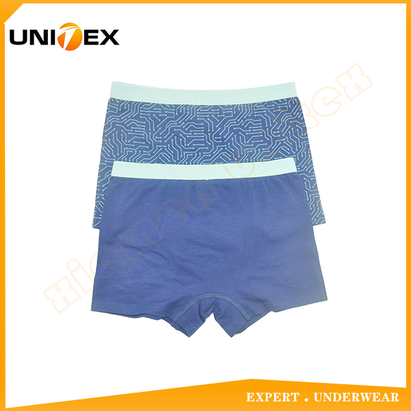 Boys’ Classic Boxer Shorts — 2-Piece Pack, Cotton, Custom Print — Boys' Boxers & Boxer Shorts programme — OEM & private label detail photo 2