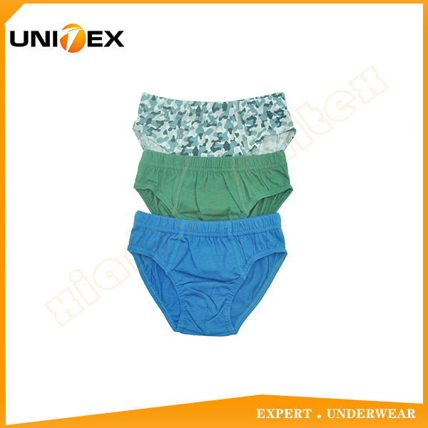 Boys’ Classic Briefs — 3-Piece Pack, Cotton, Custom Print — Boys' Underwear programme — OEM & private label sample photo 1