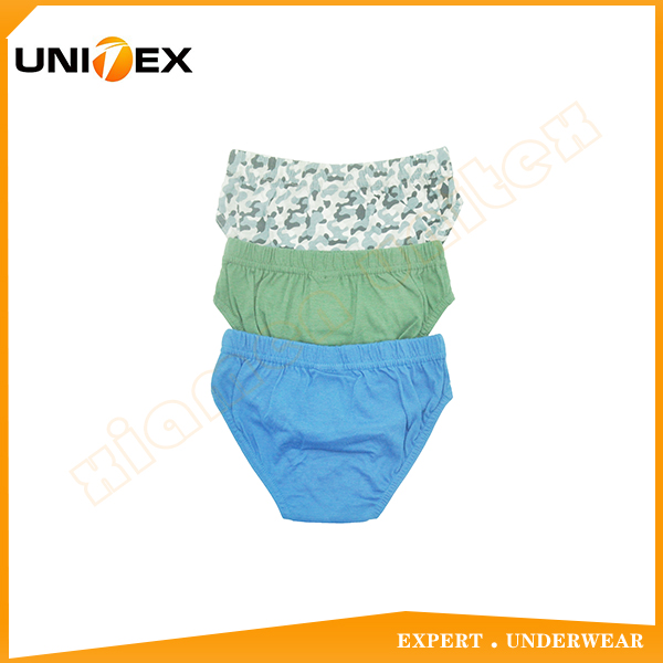 Boys’ Classic Briefs — 3-Piece Pack, Cotton, Custom Print — Boys' Briefs & Thongs programme — OEM & private label detail photo 2