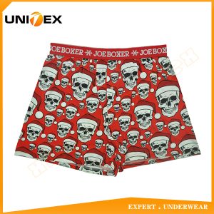 Men’s Boxer Briefs — Cotton, Reactive Print, Jacquard Elastic — Men's Boxers & Boxer Briefs programme — thumbnail of OEM & private label sample 1