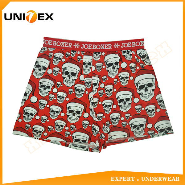 Men’s Boxer Briefs — Cotton, Reactive Print, Jacquard Elastic — Men's Underwear programme — OEM & private label sample photo 1
