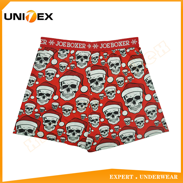 Men’s Boxer Briefs — Cotton, Reactive Print, Jacquard Elastic — Men's Boxers & Boxer Briefs programme — OEM & private label detail photo 2