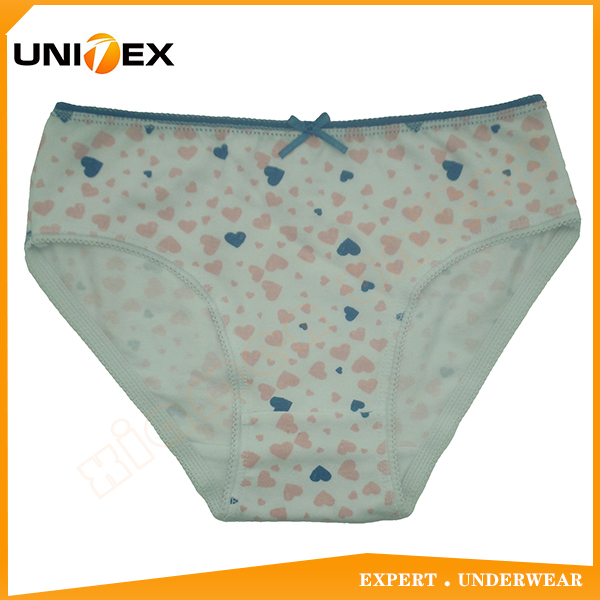 Kids’ Briefs — Cotton, Custom Print, Breathable — Girls' Underwear programme — OEM & private label product photo 1