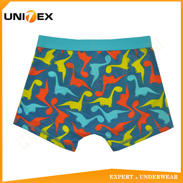 Boys’ Boxer Briefs — Cotton, Custom Print — Boys' Boxers & Boxer Shorts programme — OEM & private label detail photo 2
