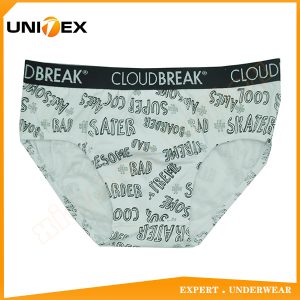 Boys’ Thong Briefs — Cotton, Custom Print — Boys' Briefs & Thongs programme — thumbnail of OEM & private label sample 1