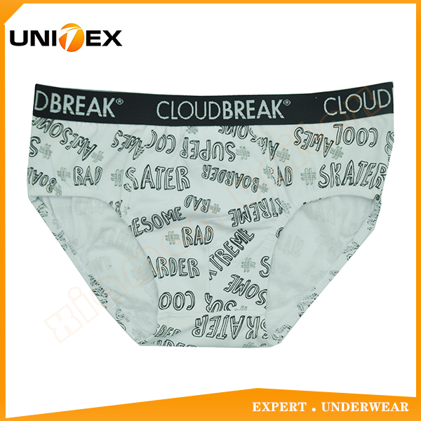 Boys’ Thong Briefs — Cotton, Custom Print — Boys' Briefs & Thongs programme — OEM & private label product photo 1