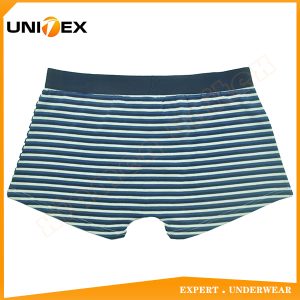 Men’s Classic Boxer Shorts — Cotton/Spandex, Jacquard Elastic, Yarn-Dyed Stripe — Men's Boxers & Boxer Briefs programme — thumbnail of OEM & private label sample 2