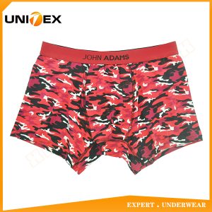 Men’s Boxer Shorts — Cotton, Reactive Print, Jacquard Elastic — central — Men's Boxers & Boxer Briefs programme — thumbnail of OEM & private label sample 1