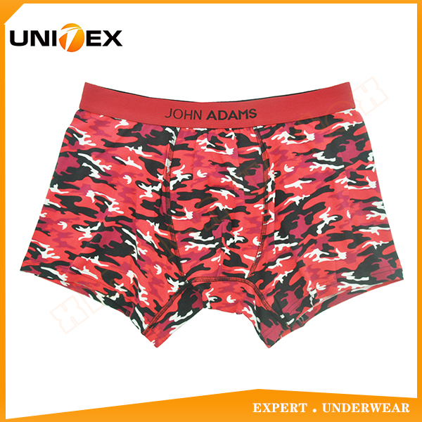 Men’s Boxer Shorts — Cotton, Reactive Print, Jacquard Elastic — central — Men's Boxers & Boxer Briefs programme — OEM & private label product photo 1