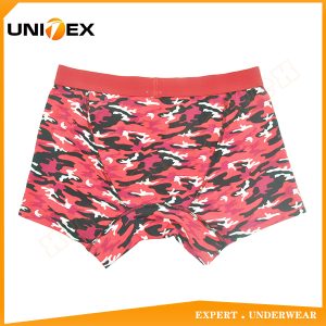 Men’s Boxer Shorts — Cotton, Reactive Print, Jacquard Elastic — central — Men's Boxers & Boxer Briefs programme — thumbnail of OEM & private label sample 2